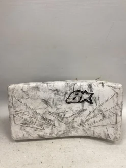 Used Brians BLOCKER Junior Goalie Blocker White