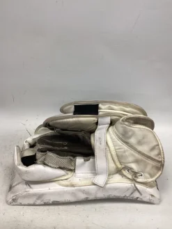 Used Brians BLOCKER Junior Goalie Blocker White