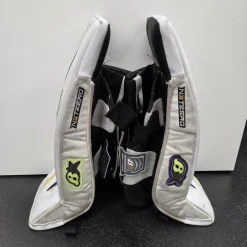 Used Brians BRIANS NETZERO 3 YTH LEG PADS Goalie Leg Pads Youth White 23"
