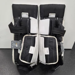 Used Brians BRIANS NETZERO 3 YTH LEG PADS Goalie Leg Pads Youth White 23