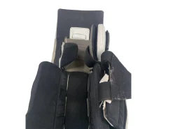 Used Brians G-NETIK X5 Goalie Leg Pads Junior White 28+1”
