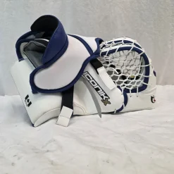 Used Brians ICONIKX Inter Goalie Catcher White