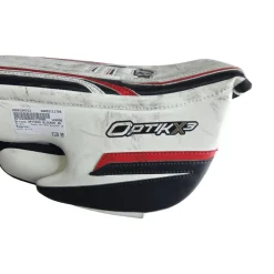 Used Brians OPTIKX3 BLOCKER JR Junior Goalie Blocker White