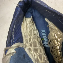 Used Brians OUTLAW JR Junior Goalie Catcher Navy And White