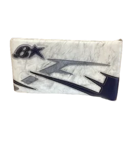 Used Brians ZERO G Senior Goalie Blocker White
