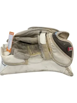 Used Brians ZERO G Senior Goalie Catcher White