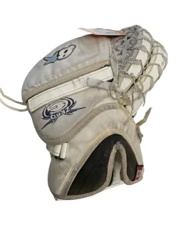 Used Brians ZERO G Senior Goalie Catcher White