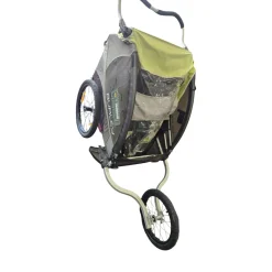 Used Burley DLITE BIKE TRAILER Two-person Stroller Grey