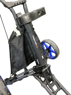 Used CADDYTEK 3 WHEEL PUSH CART Golf Cart Black 3 Wheel