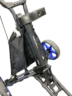 Used CADDYTEK 3 WHEEL PUSH CART Golf Cart Black 3 Wheel