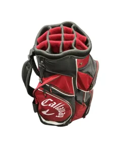Used Callaway CALLAWAY 14-WAY Mens Cart Bag Black And Red