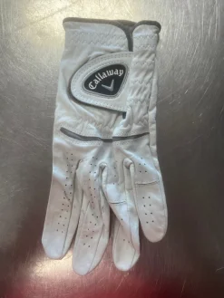 Used Callaway Mens Golf Glove White M/L