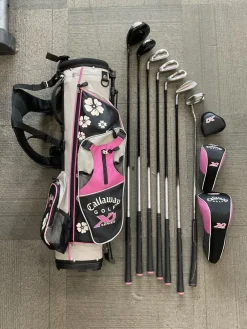 Used Callaway XJ SERIES Jr Package Set LH Pink 8 Piece