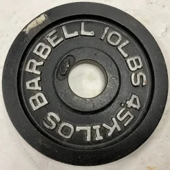Used Cap Barbell Olympic Plate Black 10 lb