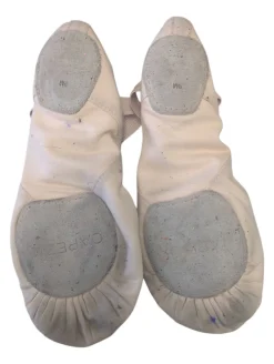 Used CAPEZIO SOFTSIDE DANCE SHOES Sandals W Beige Senior 6