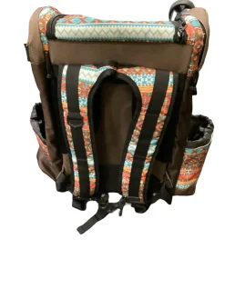 Used CARBELLA AZTEC DISC GOLF BAG Disc Golf Backpack Brown LG