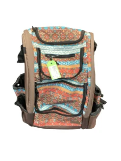 Used CARBELLA AZTEC DISC GOLF BAG Disc Golf Backpack Brown LG