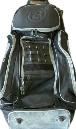 Used CATCHERS BAG BB/SB Player Wheeled Bag Black