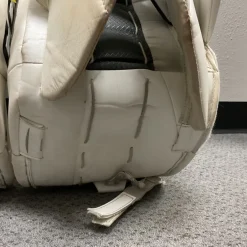 Used CCM AXIS F9 Goalie Leg Pads Senior White 32