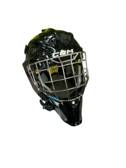 Used CCM AXIS F5 Senior Goalie Helmet/Mask Black MD