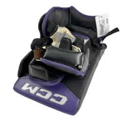 Used CCM AXIS 2 Goalie Blocker Purple Senior Regular