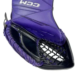 Used CCM AXIS 2 Goalie Catcher Purple Senior Regular