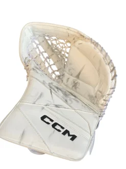 Used CCM AXIS 2 Senior Goalie Catcher White