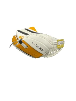 Used CCM CCM EFLEX 5.9 SR GOALIE CATCHER Senior Goalie Catcher Orange And White