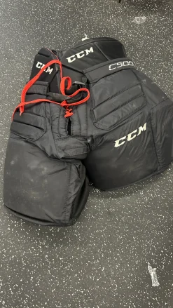 Used CCM C500 Senior Goalie Pant Black SM