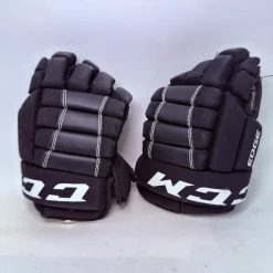 Used CCM EDGE Youth Gloves Black 9"