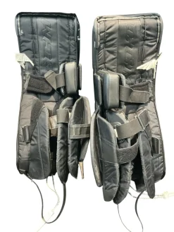 Used CCM EFLEX5.9 Goalie Leg Pads Inter Black 32"