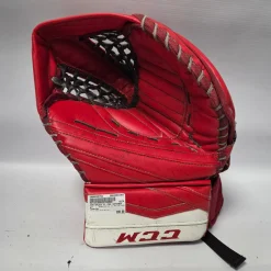 Used CCM EFLEX II PRO CATCHER Senior Goalie Catcher Red And White