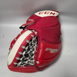 Used CCM EFLEX II PRO CATCHER Senior Goalie Catcher Red And White
