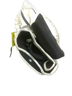 Used CCM E FLEX 5.5 Senior Goalie Catcher White
