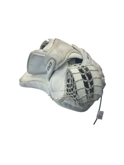 Used CCM E-FLEX X 6.9 CATCHER Senior Goalie Catcher White