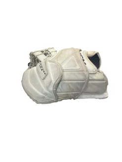 Used CCM E-FLEX X 6.9 CATCHER Senior Goalie Catcher White
