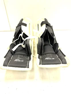 Used CCM E3.5 Goalie Leg Pads Junior White 30