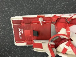 Used CCM E3.5 Goalie Leg Pads Senior White 33