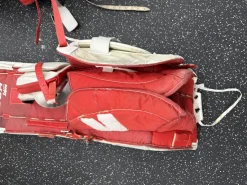 Used CCM E3.5 Goalie Leg Pads Senior White 33