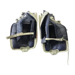 Used CCM EXTREME FLEX 3 GOALIE LEG PADS 36+2 Goalie Leg Pads Senior Navy Blue 36"