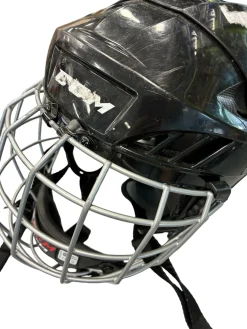 Used CCM FL40 Helmet Cage Combo Black SM