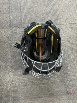 Used CCM FM YOUTH Helmet Cage Combo Black SM