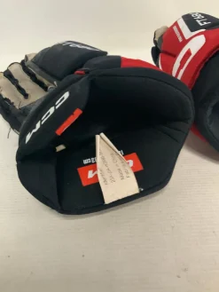 Used CCM FT680 Intermediate Gloves White/Black/Red 13"