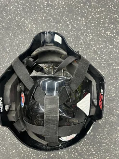 Used CCM GFL1.5 JR Junior Goalie Helmet/Mask Black One Size