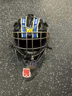 Used CCM GFL L1.5 Youth Goalie Helmet/Mask Black One Size