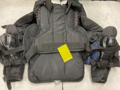 Used CCM HEATON 10 Intermediate Body Armor Black And Navy Blue LG