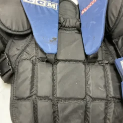 Used CCM HEATON 10 Intermediate Body Armor Black And Navy Blue LG
