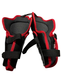 Used CCM JETSPEED EDGE Youth Shin Guards Black 8"