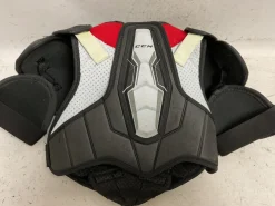 Used CCM JETSPEED FT4 Junior Shoulder Pads White/Black/Red SM