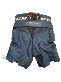 Used CCM 1.5 JR SM GP Junior Goalie Pant Navy Blue SM